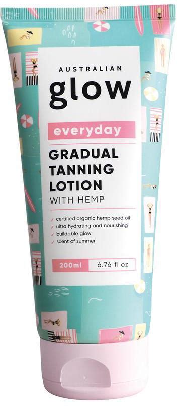 australian glow gradual tanning lotion.